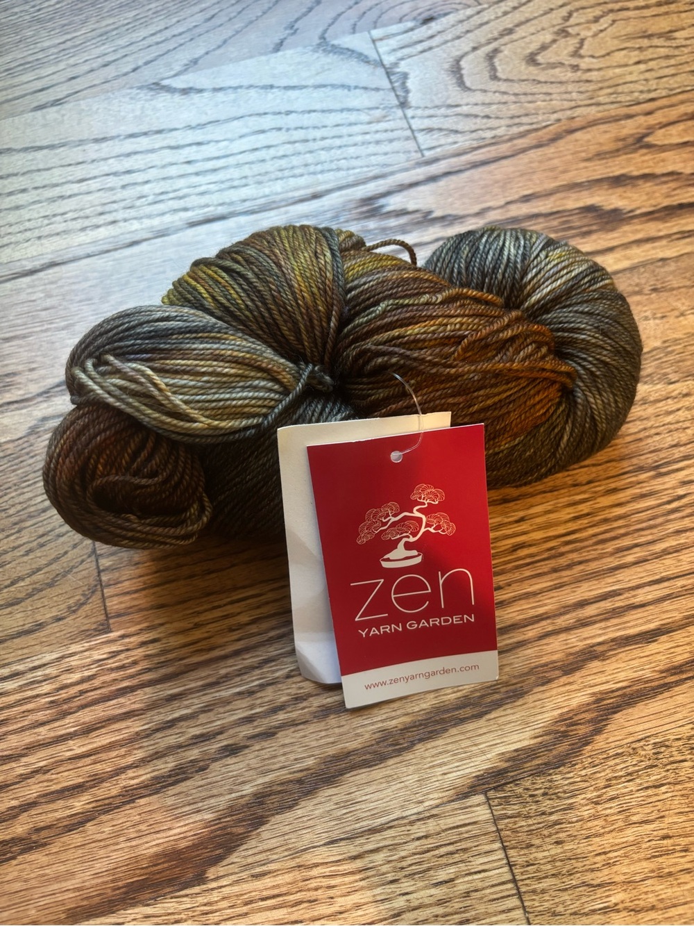 Zen Yarn Garden Serenity 20 Neutral Brown Merino Wool Cashmere Knitting Crochet